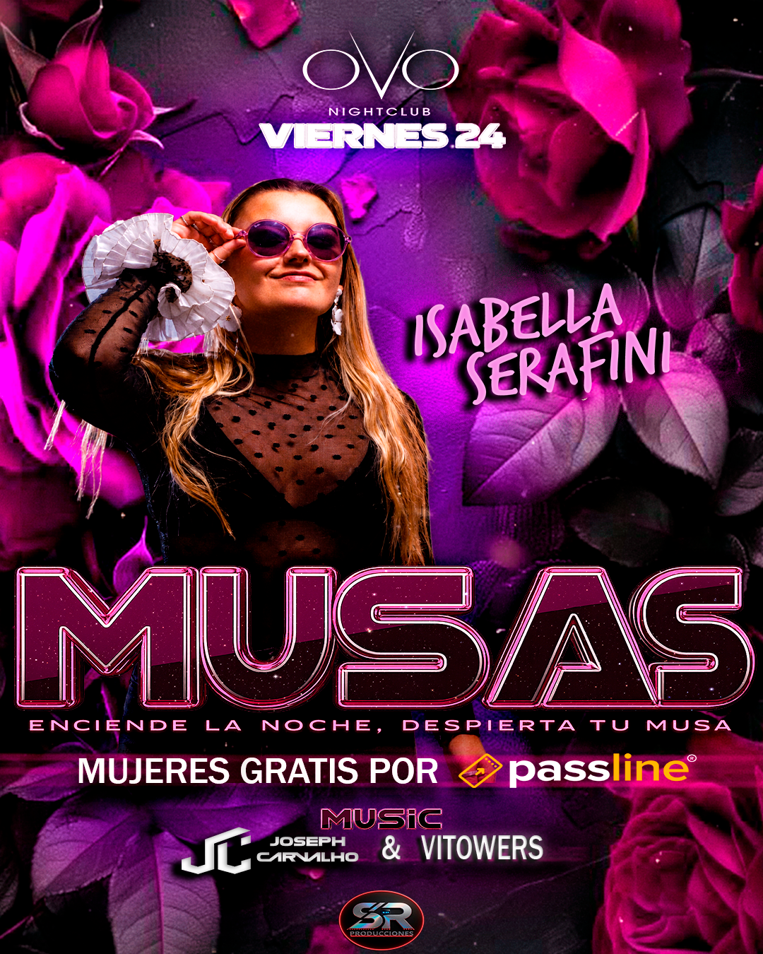 Musas - Isabella Serafini OVO Night Club Viernes 24 Julio